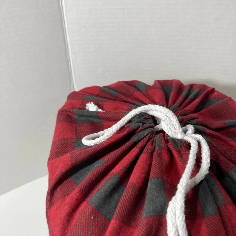 Red Plaid Queen Sheet Set Flannel